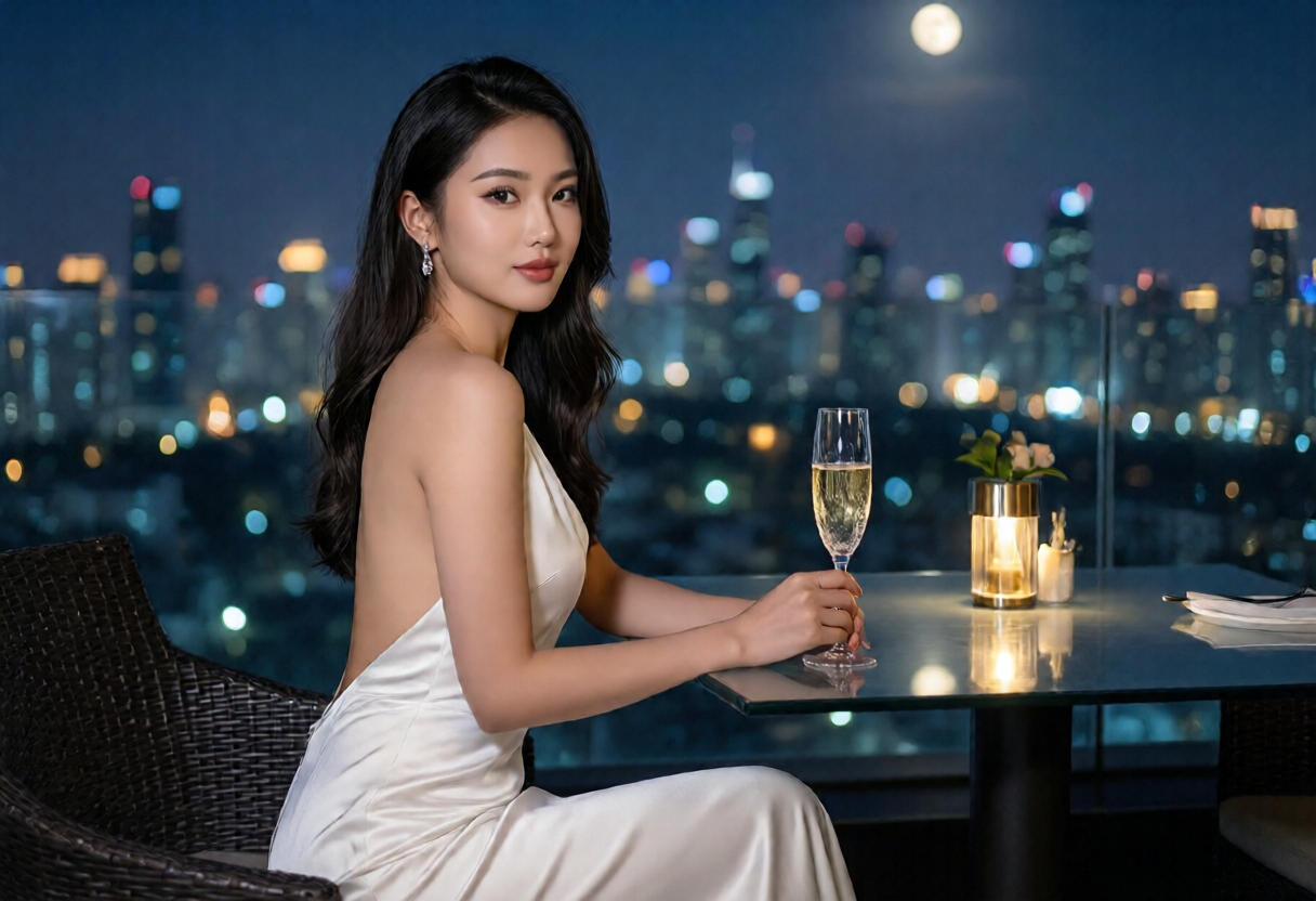 Kiss the Clouds: Bangkok Sky Dining – A Sensory Spin of Breeze and Bubbles